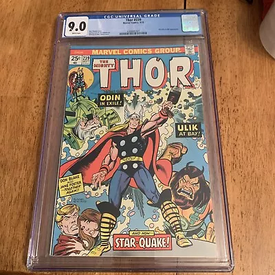 Buy Marvel Thor #239 1975 CGC 9.0 Awesome Gil Kane Cover !!! • 79.05£