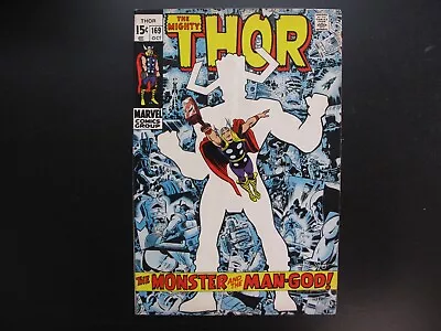 Buy Marvel Comics Group Comic Book The Mighty Thor #169 Galan Galactus Origin 1969 • 138.36£