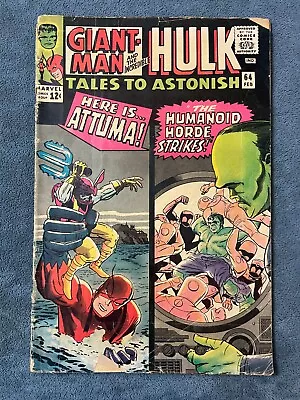Buy Tales To Astonish #64 1965 Marvel Silver Age Comic Hulk Giant Man Low Grade • 27.98£