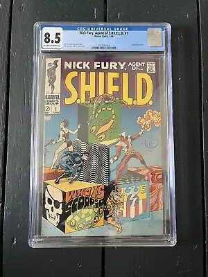 Buy Nick Fury Agent Of Shield 1 (1968) CGC 8.5 • 220£