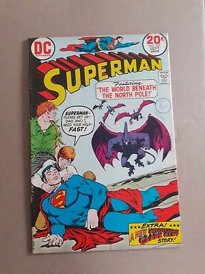 Buy Superman No 267.  Fine/Very Fine Condition. 1973 DC Bronze Age Comic  • 9.99£