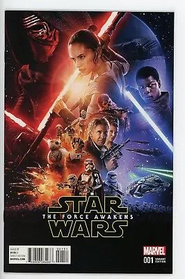 Buy STAR WARS: THE FORCE AWAKENS ADAPTION #1 NM 2016 MOVIE POSTER VARIANT 1:15 B-131 • 27.56£