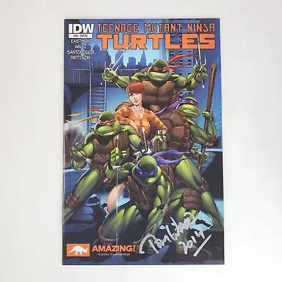 Buy Teenage Mutant Ninja Turtles #34 RE ALVCC Variant IDW Comic Signed By Tom Waltz • 39.40£