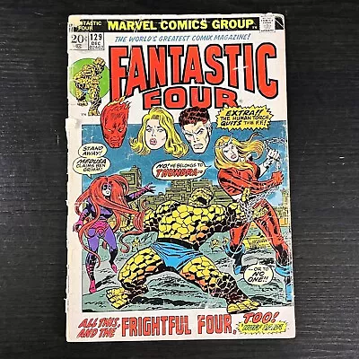 Buy Fantastic Four #129 (1972) Good Condition (Cover Wear) 1st Appearance Of Thundra • 19.77£