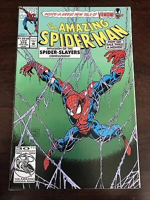 Buy Amazing Spider-Man #373 1993 Invasion Of The Spider-Slayers Venom NM White Pages • 7.90£
