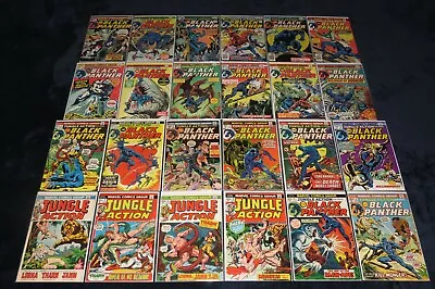 Buy Jungle Action 5 6 1 - 24 Black Panther 1st Solo Series Killmonger Complete Lot 8 • 1,182.63£