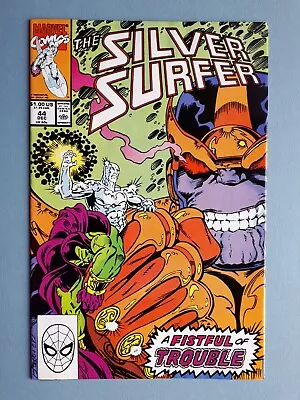 Buy Silver Surfer #44 (1987 Series) - 1st App Infinity Gauntlet - VF To VF+ • 15£