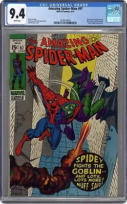 Buy Amazing Spider-Man #97 CGC 9.4 1971 1618530016 • 592.96£