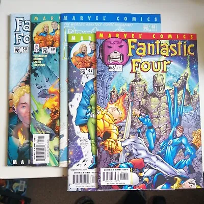 Buy Fantastic Four Comics Vol3 Issues #46 -50 Marvel Comics 2001 MCU Pacheco Job Lot • 18.95£