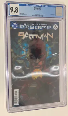 Buy DC Batman #21 The Button Part 1 Jason Fabok Lenticular Cover Grade 9.8 CGC Comic • 92.39£