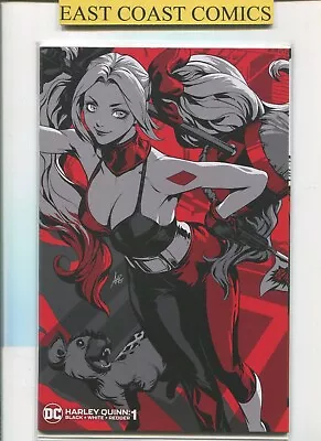 Buy Harley Quinn: Black White Redder #1 Artgerm Variant - Dc • 3.95£