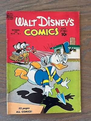 Buy WALT Disney's COMICS And STORIES #109 Oct 1949 Dell 4.5 VG+ Carl Barks Vol.10.#1 • 17£