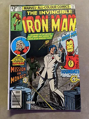 Buy Iron Man #125, Marvel Comics, 1979, 1st James Rhodes Cover, FREE UK POSTAGE • 18.99£