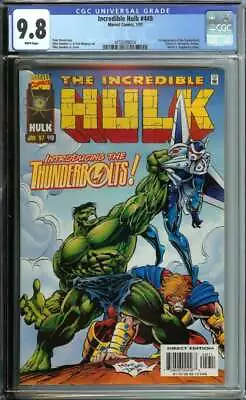 Buy Incredible Hulk #449 Cgc 9.8 White Pages // 1st Appearance Thunderbolt Id: 46234 • 265.41£