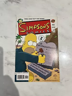 Buy SIMPSONS COMICS (1993) #62 - NM - Back Issue • 5£