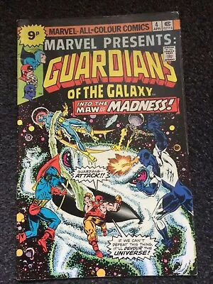 Buy MARVEL PRESENTS #4: GUARDIANS Of The GALAXY. Nikki Joins! Milgrom-a RARE UK 1976 • 14.50£