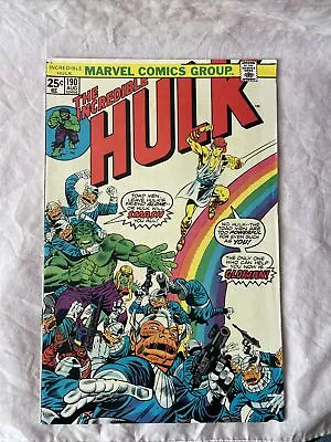Buy Incredible Hulk #190 (1975)  • 52.20£