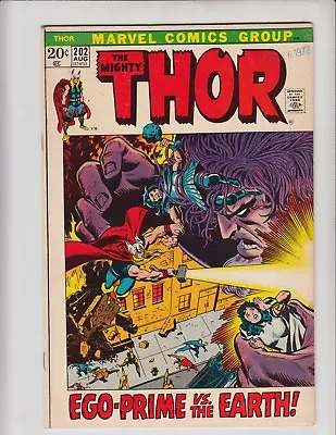 Buy Thor #202 Vg/fn Ego Prime • 12.79£