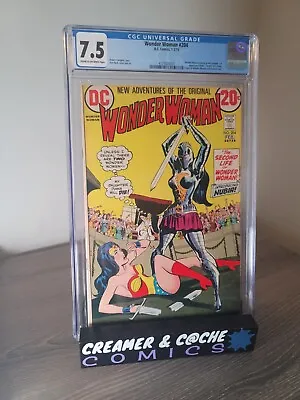 Buy Wonder Woman #204 DC 1st Appearance Nubia - Return Classic Costume CGC 7.5 • 295.66£