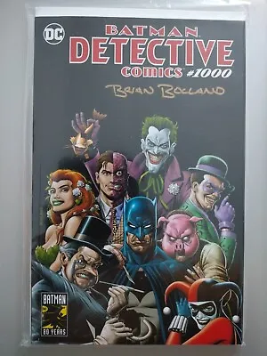 Buy DC Batman Detective Comics #1000 SIGNED Briand Bolland Forbidden Planet Variant • 69.95£