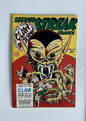 Buy 1940 Silver Streak Comics # 6 - The Claw - Daredevil - Green - VF - Reprint • 27.61£