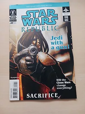 Buy Star Wars Republic 49 Dark Horse Comics Ostrander Duursema Parsons JEDI WITH GUN • 14.95£