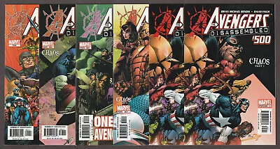 Buy AVENGERS #500-503 + Finale (2004) DISASSEMBLED / High Grade Lot Of 6 (9.2-9.4) • 14.29£