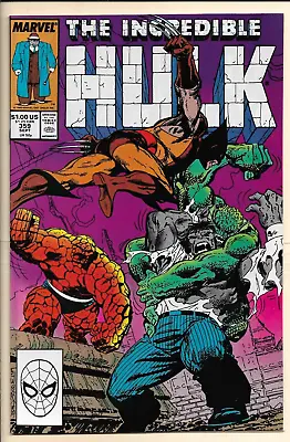 Buy The Incredible Hulk #359 NM- (1991) Wolverine Cover! Joe Fixit! John Byrne Cover • 7.91£