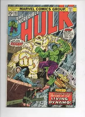 Buy HULK #183, VG+, ZzzaX, Trimpe, Marvel, 1968 1975, Incredible, More In Store  • 6.30£