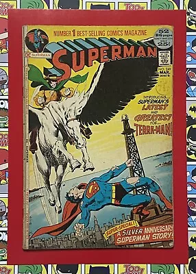 Buy SUPERMAN #249 - MAR 1972 - 1st TERRA MAN APPEARANCE! - VG+ (4.5) CENTS COPY! • 7.99£