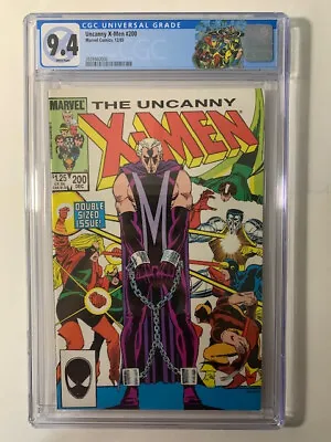 Buy Uncanny X-Men #200 CGC 9.4 NM! Magneto Leads Team! • 79.06£