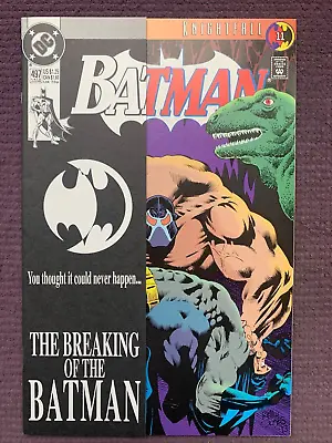 Buy Batman # 497, VF+/NM (DC 1993). Bane Breaks Batman's Back.Key. Card Overlay Wrap • 15.99£