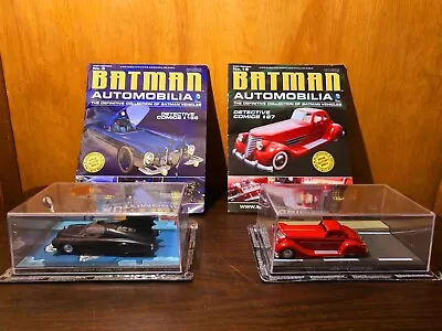 Buy BATMAN AUTOMOBILIA Detective Comics #27 & #156, Eaglemoss Batmobile • 52.17£