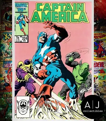 Buy Captain America #324 VF/NM 9.0 1986 • 3.92£