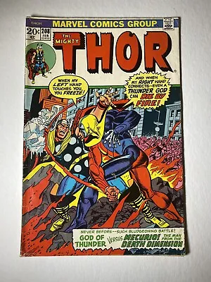 Buy Thor # 208 Marvel Comics Vintage 1972 1st Mercurio The 4-D Man Gemini Mailer! • 6.39£