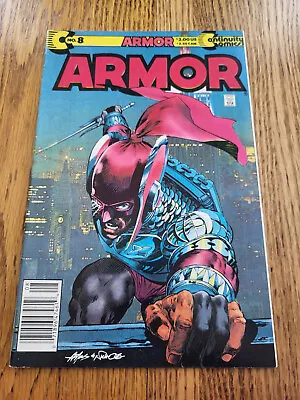 Buy Continuity Comics Armor And The Silver Streak #8 (1990) - Very Good • 3.19£