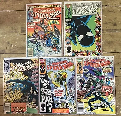 Buy Amazing Spider-Man Lot 5 Marvel Comics VF/VF+ # 171 268 279 280 282  Free Ship! • 47.50£