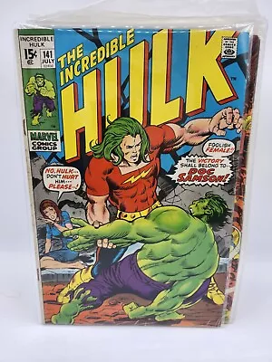 Buy Incredible Hulk #141 1971 4.5 VG+ 1st Appearance Doc Samson Herb Trimpe Art • 71.96£