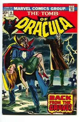 Buy TOMB OF DRACULA #16-comic Book-MARVEL-HORROR Vg- • 15.31£