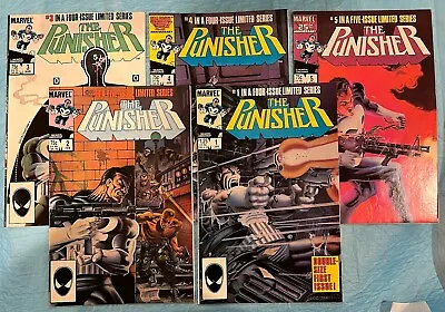 Buy Punisher Limited Series #1-5 Mike Zeck Frank Castle Mcu 1986 Vf/nm • 132.41£