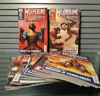 Buy Marvel Comics Panini UK Deadpool + Wolverine 158-171 Collection 14 Pcs • 38.99£