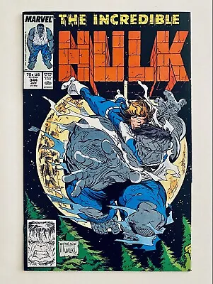 Buy INCREDIBLE HULK #344 (1988), Copper Age, TODD McFARLANE Art & Cover, NM, 9.4-9.6 • 59.37£