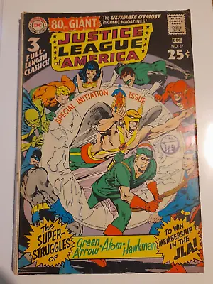 Buy Justice League Of America #67 Dec 1968 Good- 1.8 Neal Adams Cover Art • 6.99£