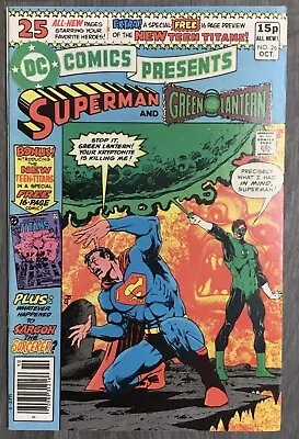 Buy DC Comics Presents No. #26 October 1980 DC Comics VG 1st App New Teen Titans • 70£