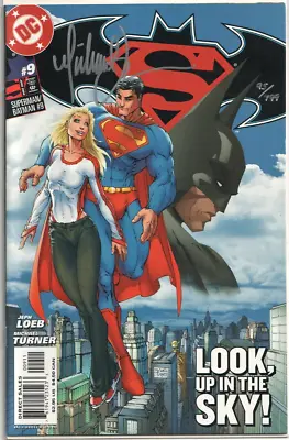Buy Superman Batman #9 Dynamic Forces Signed Michael Turner Df Movie Supergirl Dc • 59.99£