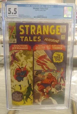 Buy 1965 Strange Tales #133 - CGC 5.5 - Cream To Off White Pages • 63.95£