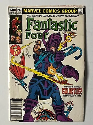 Buy Fantastic Four #243 Marvel Comics 1982 Low Grade Readers Copy Galactus • 8.04£