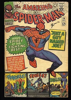 Buy Amazing Spider-Man #38 FN 6.0 2nd Mary Jane! Last Ditko Issue! Marvel 1966 • 99.73£