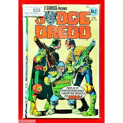 Buy Judge Dredd # 2 Of 33  2nd Issue    1 2000AD Eagle Comic Bag And Board (Lot 2173 • 10.79£