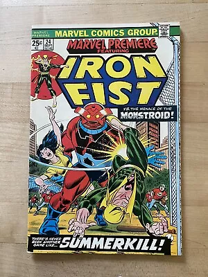 Buy Marvel Premiere #24 - Iron Fist! Marvel Comics, Hero For Hire, Defenders! • 31.67£
